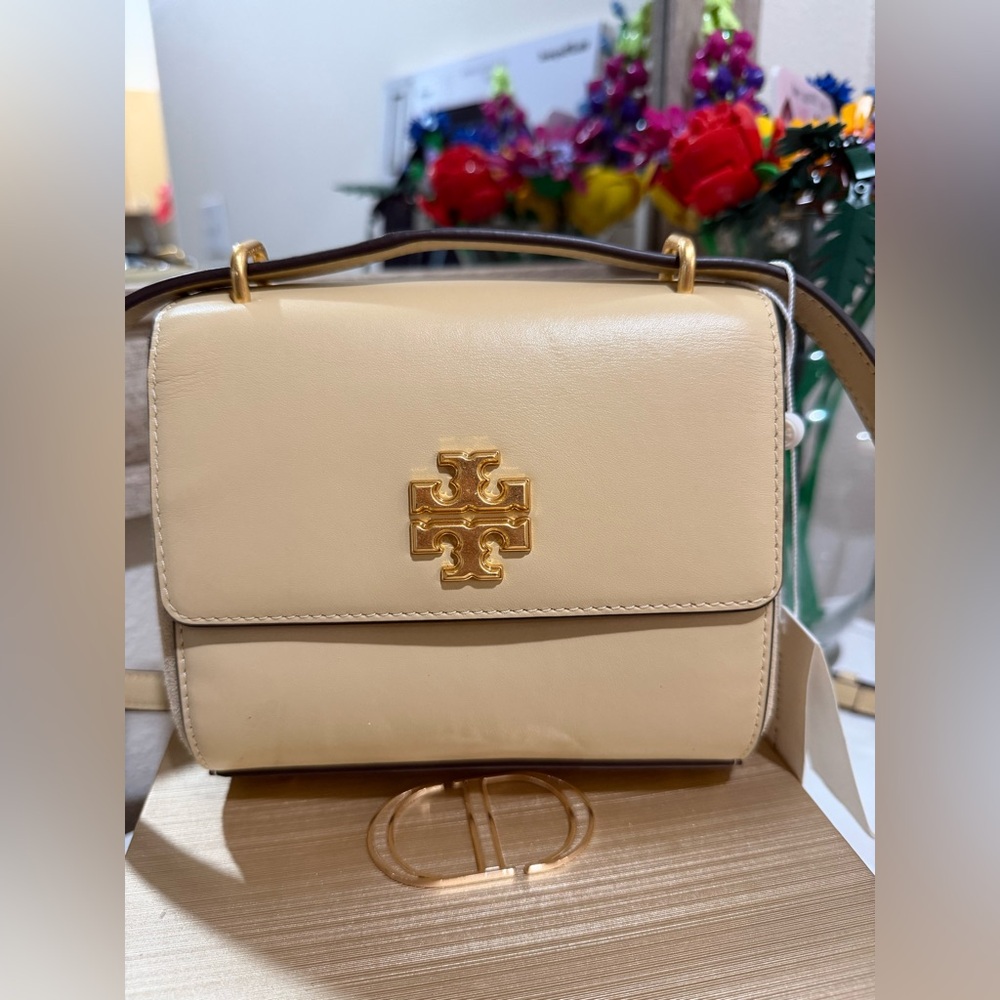 NWT Tory Burch Juliette Leather Suede Crossbody - Picture 2 of 6